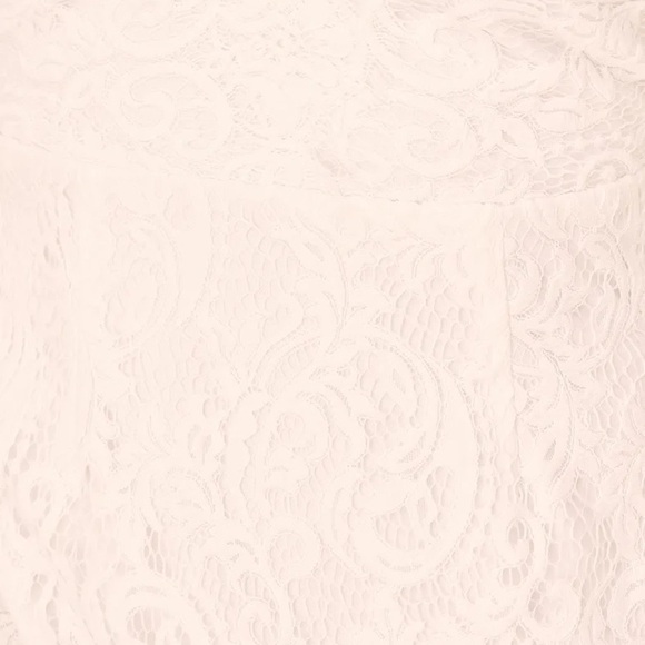 White Lace Long Sleeve Maxi Dress - Picture 5 of 5